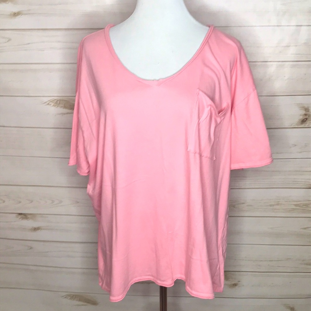 Zenana Oversized Pocket Tee